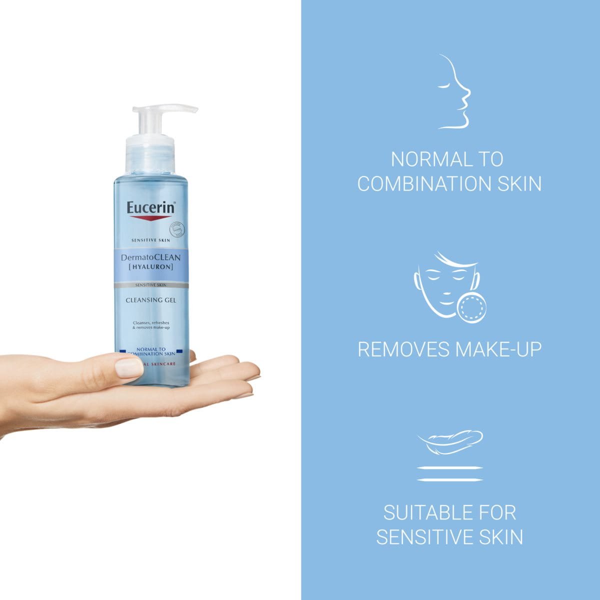 DermatoCLEAN HYALURON Cleansing Gel Eucerin
